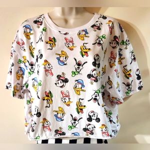 NWT Disney Mickey Mouse & Friends Crop Top XL